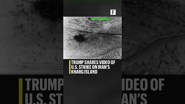 Trump shares video of US strike on Iran’s Kharg Island