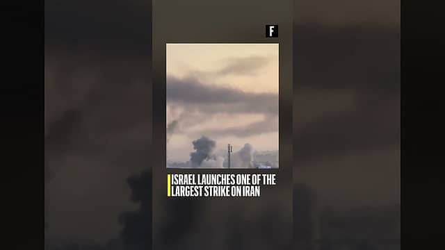 Israel launches one of the largest strike on Iran