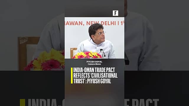 India-Oman trade pact reflects ‘civilisational trust’: Piyush Goyal